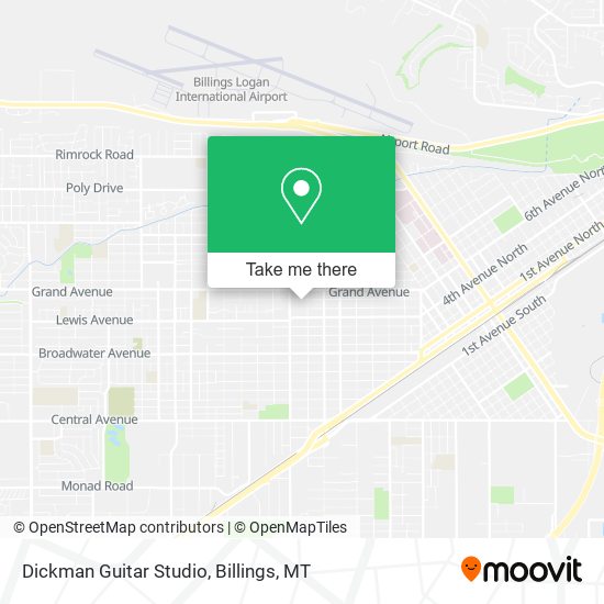 Dickman Guitar Studio map