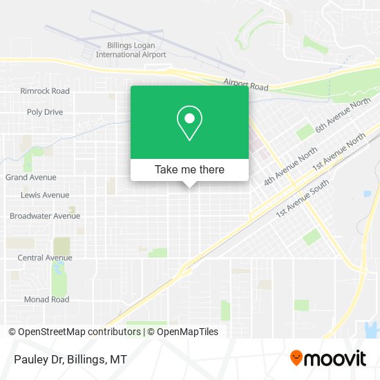 Pauley Dr map