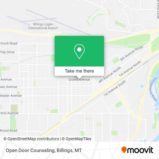 Open Door Counseling map