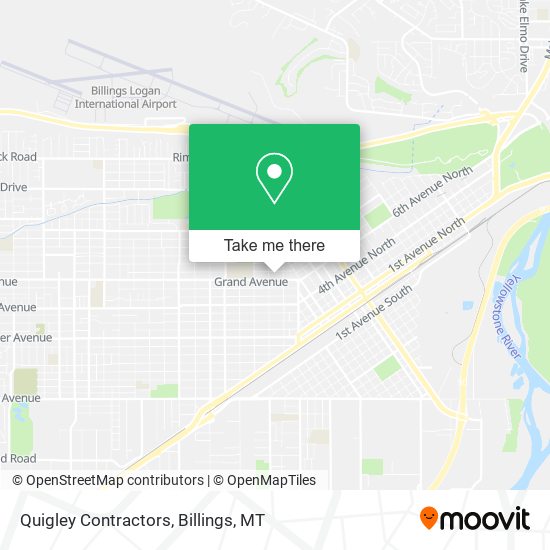 Quigley Contractors map