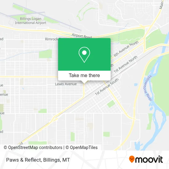 Paws & Reflect map