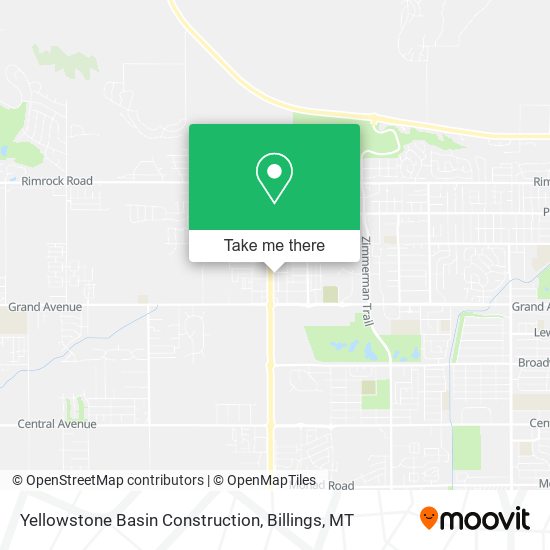 Yellowstone Basin Construction map