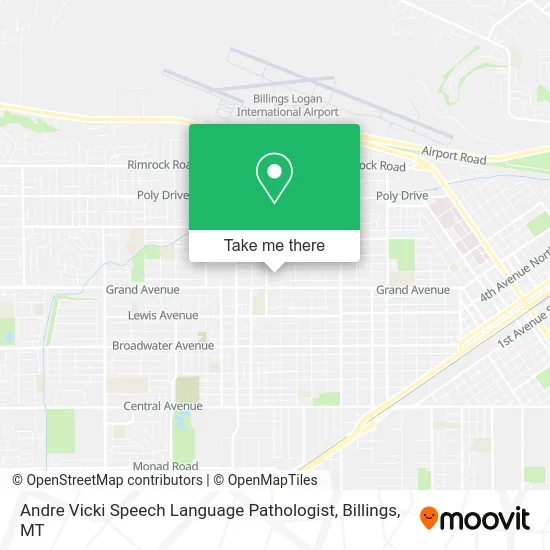 Andre Vicki Speech Language Pathologist map