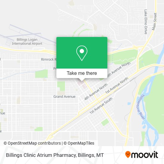 Mapa de Billings Clinic Atrium Pharmacy