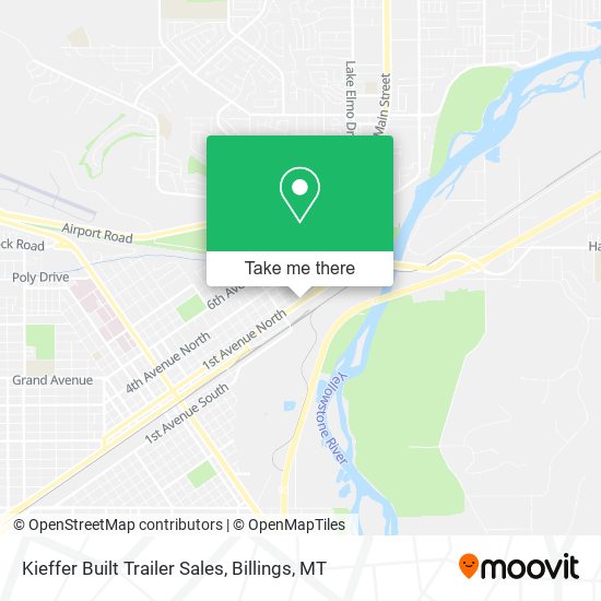 Kieffer Built Trailer Sales map