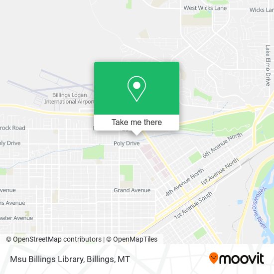 Msu Billings Library map