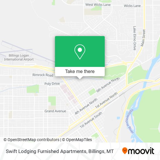 Mapa de Swift Lodging Furnished Apartments