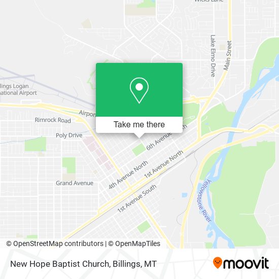 Mapa de New Hope Baptist Church