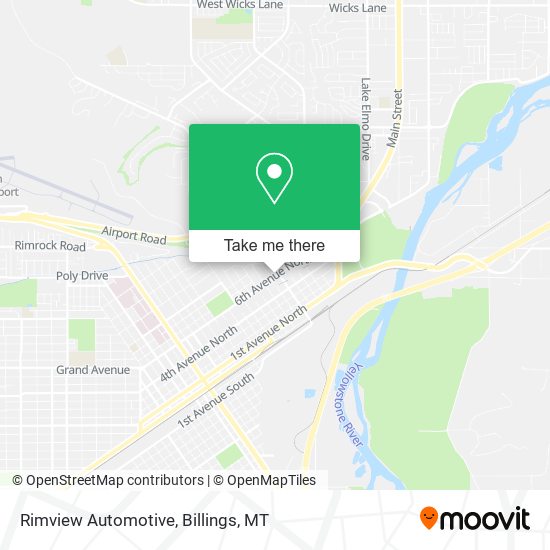 Rimview Automotive map