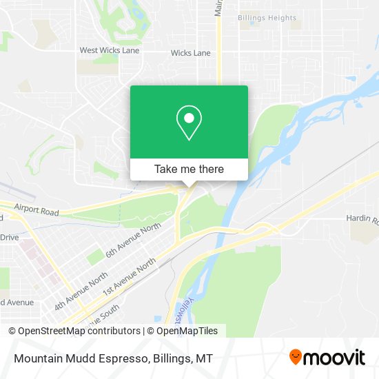 Mountain Mudd Espresso map