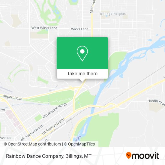 Rainbow Dance Company map