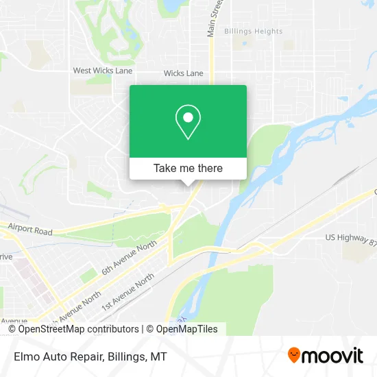 Elmo Auto Repair map