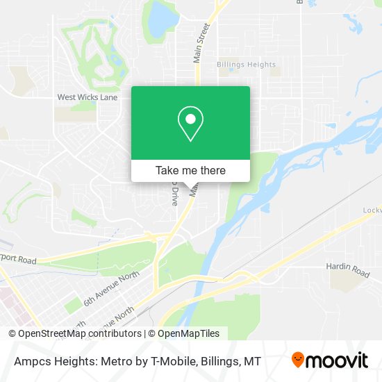 Ampcs Heights: Metro by T-Mobile map