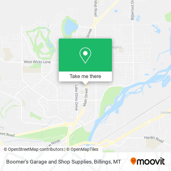 Boomer's Garage and Shop Supplies map