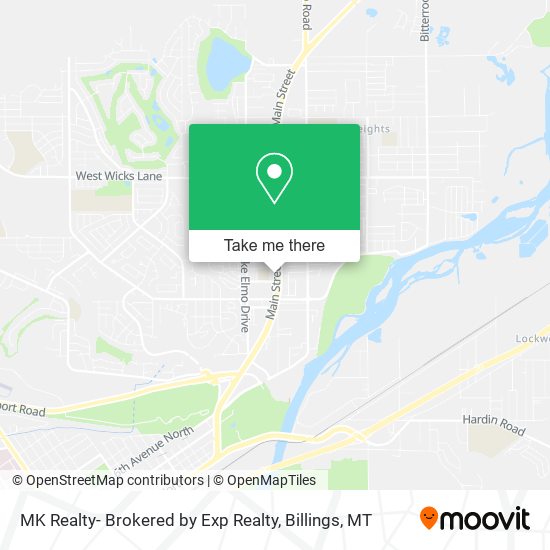 MK Realty- Brokered by Exp Realty map