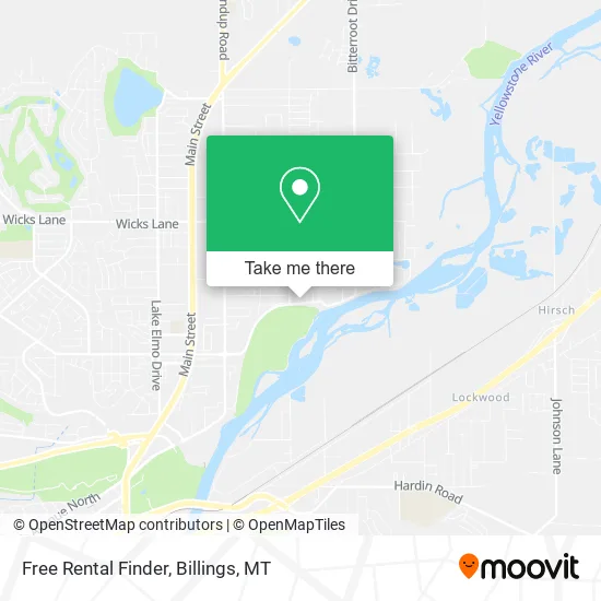 Free Rental Finder map