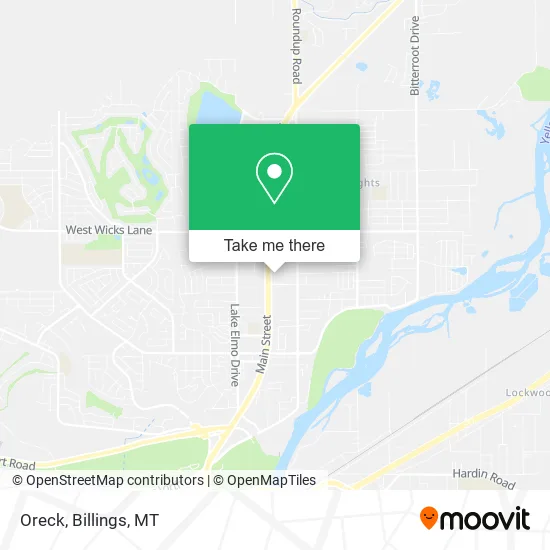 Oreck map
