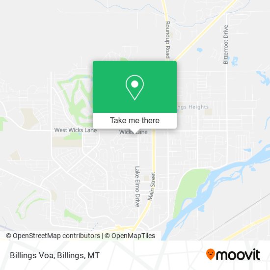 Billings Voa map