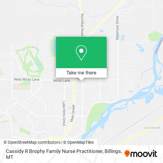 Mapa de Cassidy R Brophy Family Nurse Practitioner