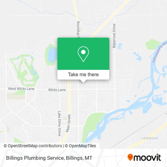 Mapa de Billings Plumbing Service