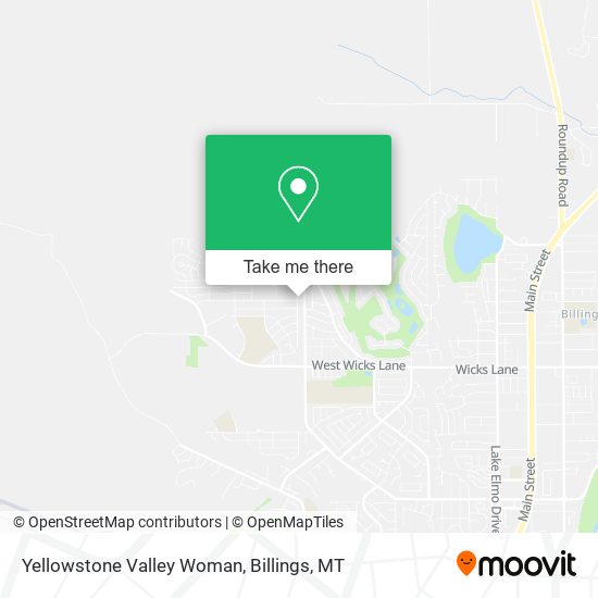 Yellowstone Valley Woman map