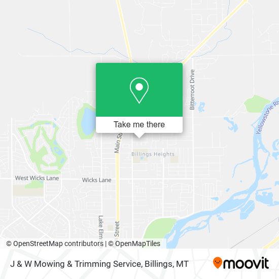 J & W Mowing & Trimming Service map