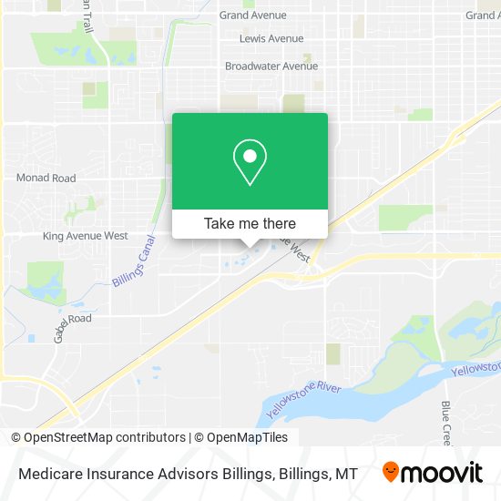 Medicare Insurance Advisors Billings map