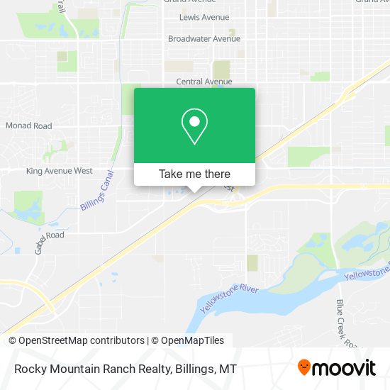 Rocky Mountain Ranch Realty map