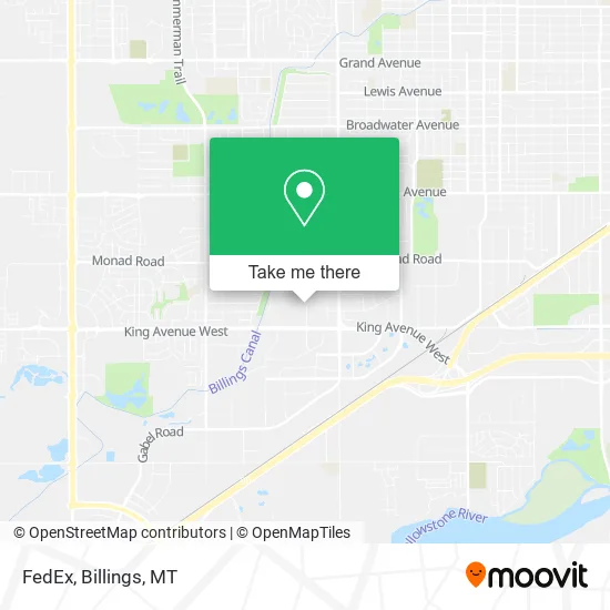 FedEx map