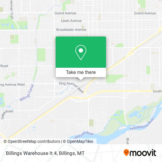 Billings Warehouse It 4 map