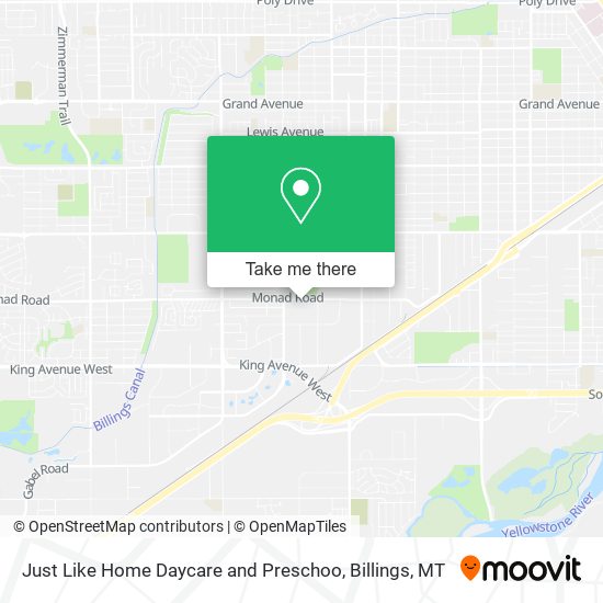 Just Like Home Daycare and Preschoo map