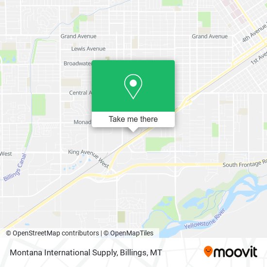 Montana International Supply map