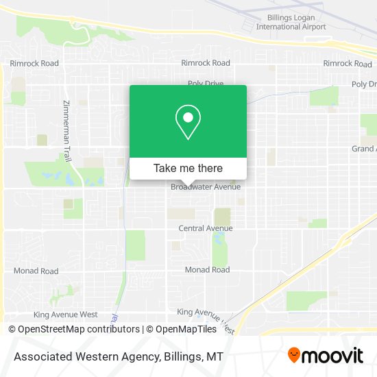 Associated Western Agency map