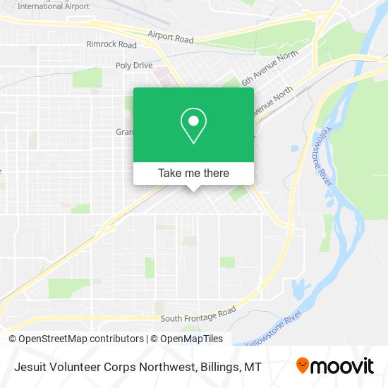 Jesuit Volunteer Corps Northwest map