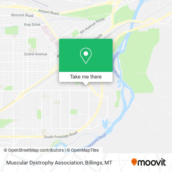 Muscular Dystrophy Association map