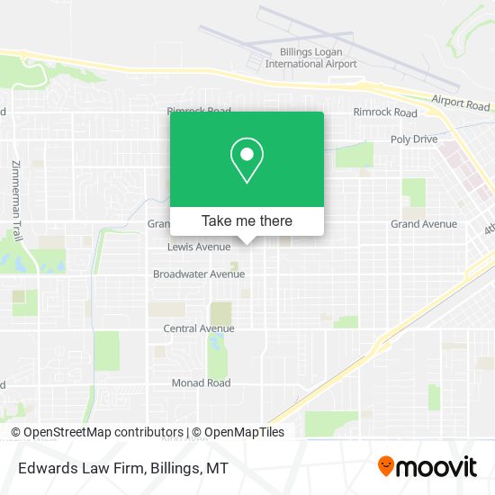 Edwards Law Firm map