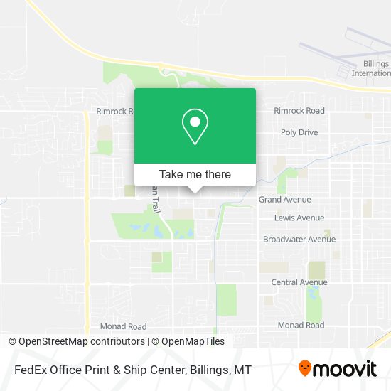 FedEx Office Print & Ship Center map