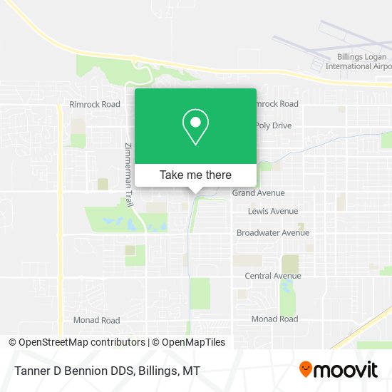 Tanner D Bennion DDS map