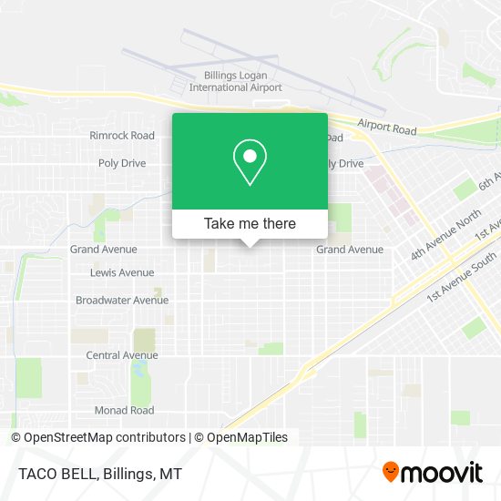 Mapa de TACO BELL