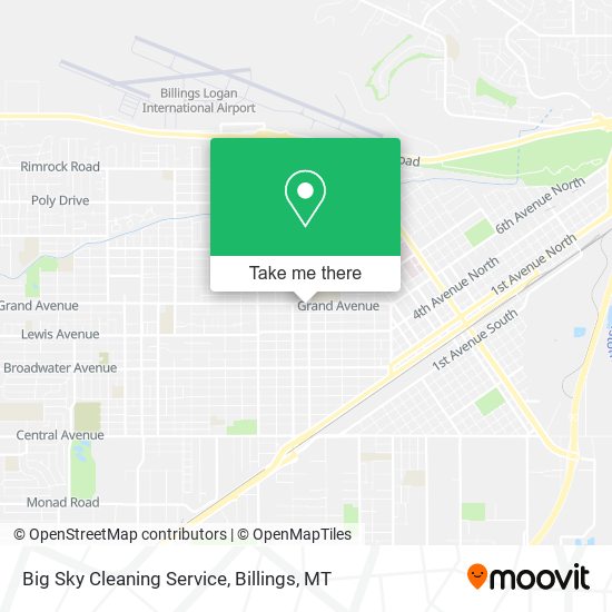 Mapa de Big Sky Cleaning Service
