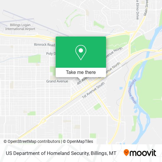 US Department of Homeland Security map