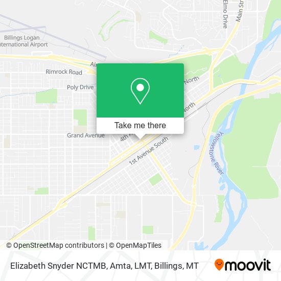 Elizabeth Snyder NCTMB, Amta, LMT map