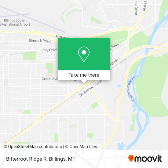 Bitterroot Ridge R map