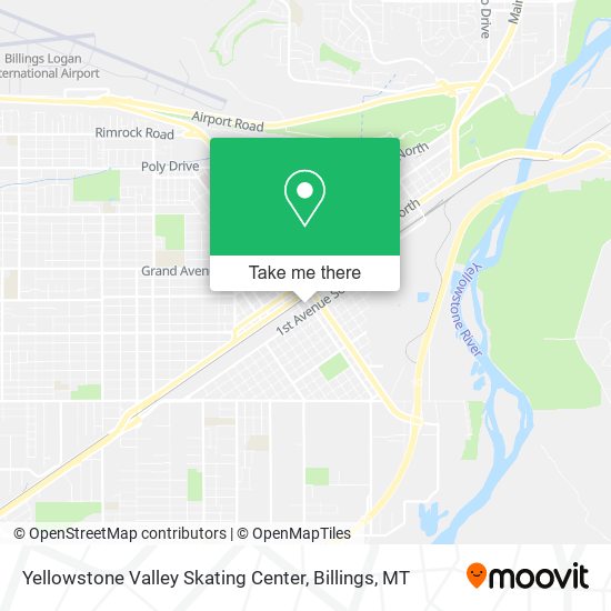 Yellowstone Valley Skating Center map