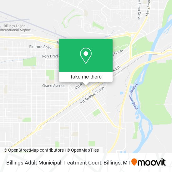 Billings Adult Municipal Treatment Court map