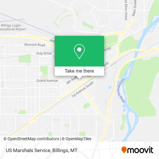US Marshals Service map
