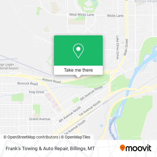 Mapa de Frank's Towing & Auto Repair