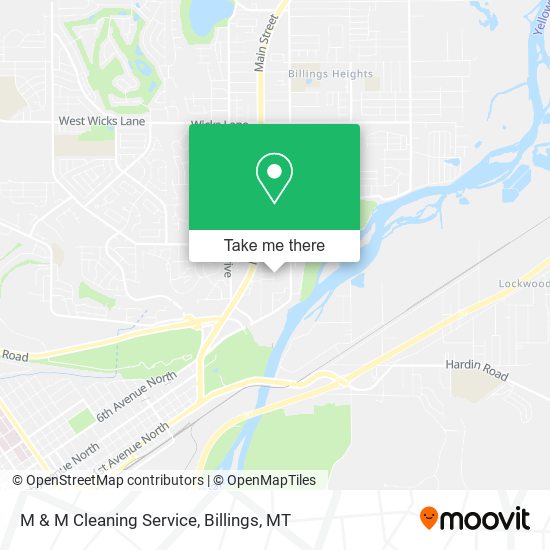 M & M Cleaning Service map