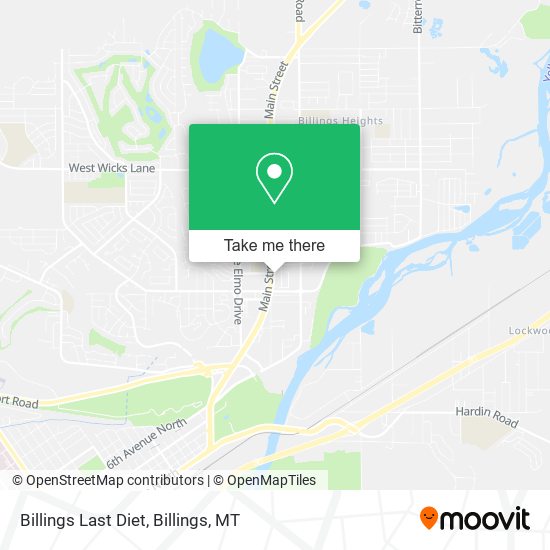 Billings Last Diet map