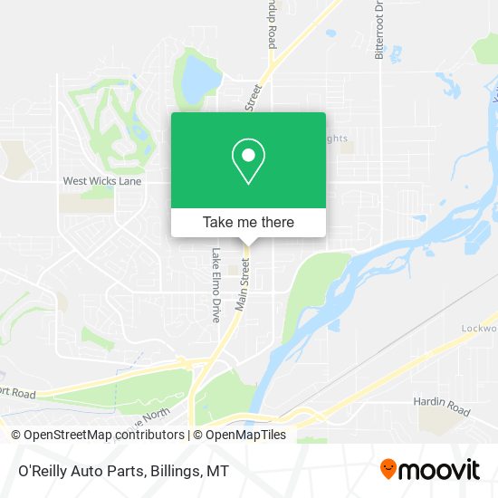 Mapa de O'Reilly Auto Parts